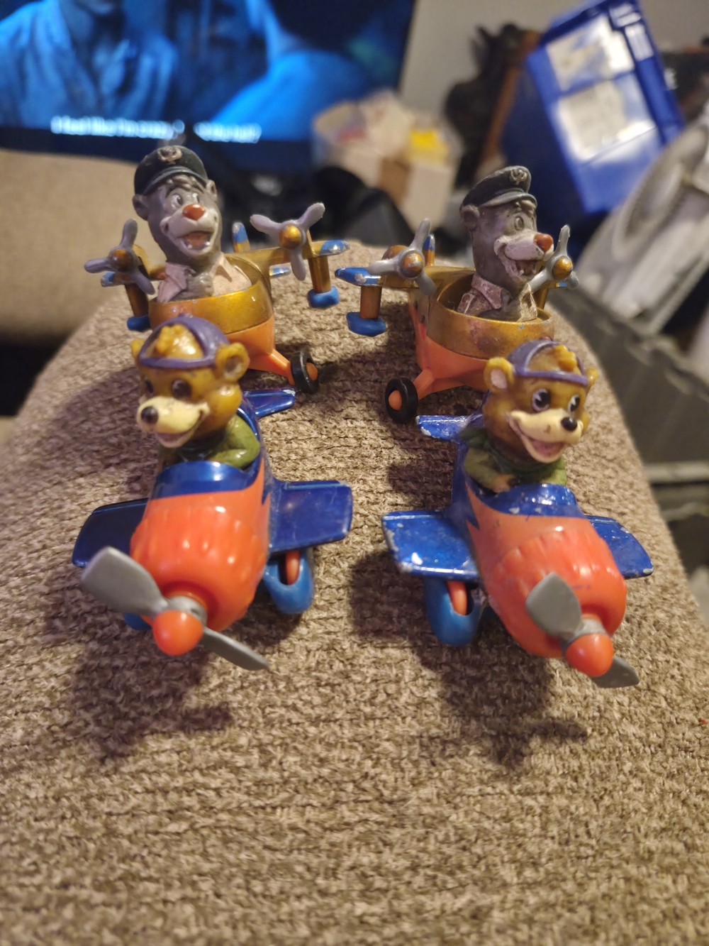 Disney TaleSpin Diecast Airplane Figures Set Of 4